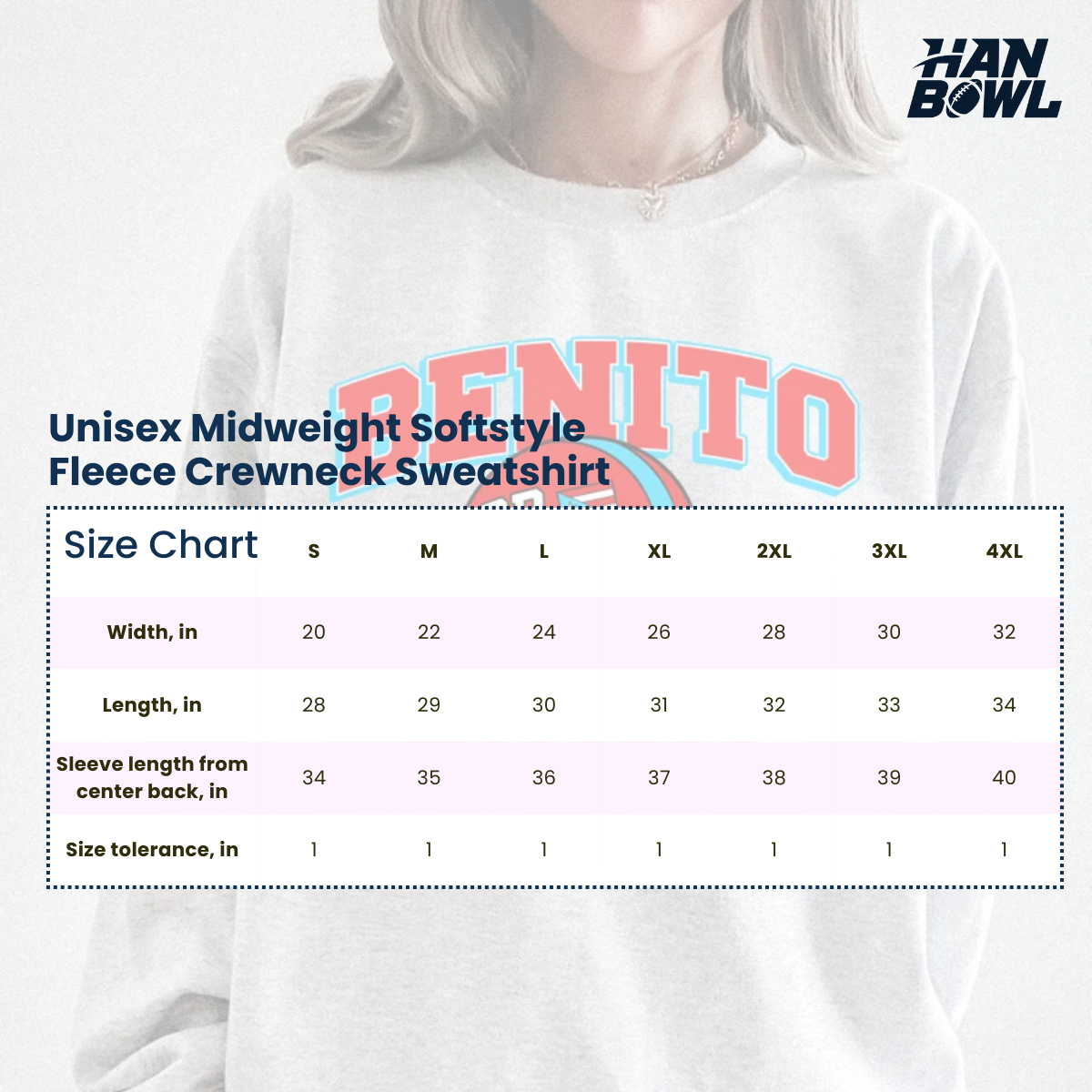 HanBowl™ Puerto Rico Football Fan Sweatshirt