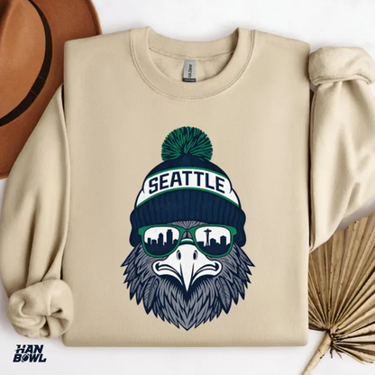 HanBowl™ Seattle Football Eagle Fan Sweatshirt