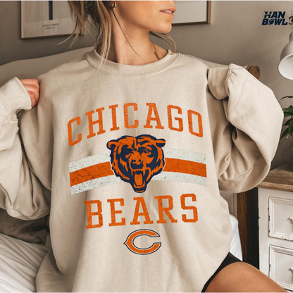 HanBowl™ Vintage Chicago Football Fan Sweatshirt
