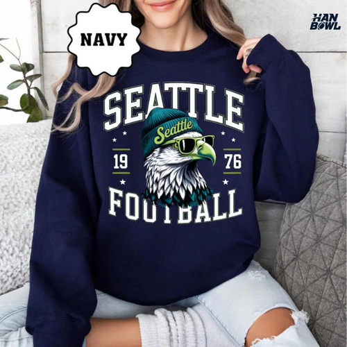 HanBowl™ Seattle Retro Football Mascot Sweatshirt