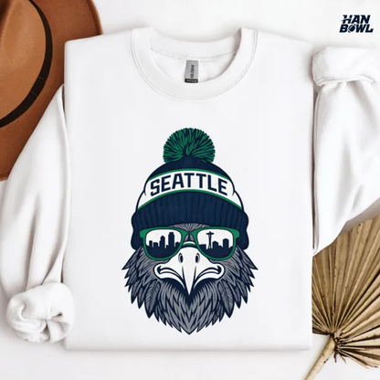 HanBowl™ Seattle Football Eagle Fan Sweatshirt
