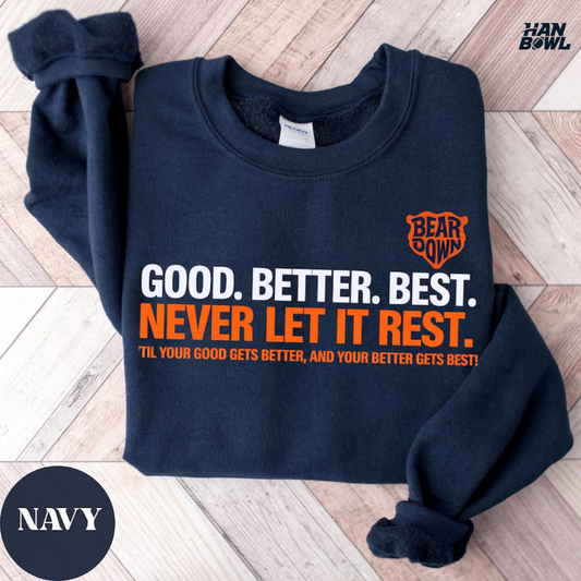HanBowl™ Chicago Football Motivation Quote Sweatshirt