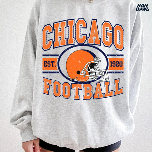 HanBowl™ Vintage Chicago Bears Fan Sweatshirt Hoodie