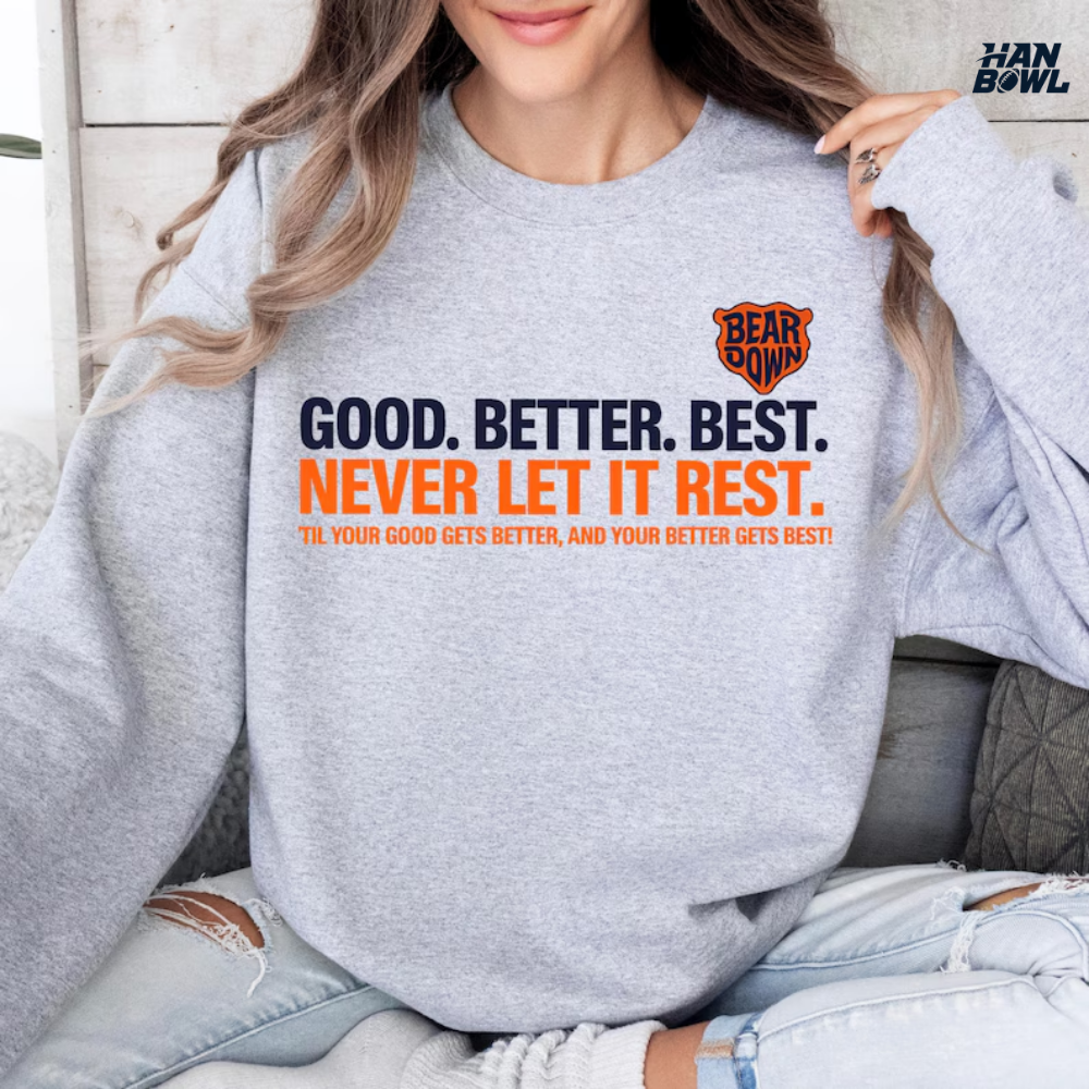 HanBowl™ Chicago Football Motivation Quote Sweatshirt