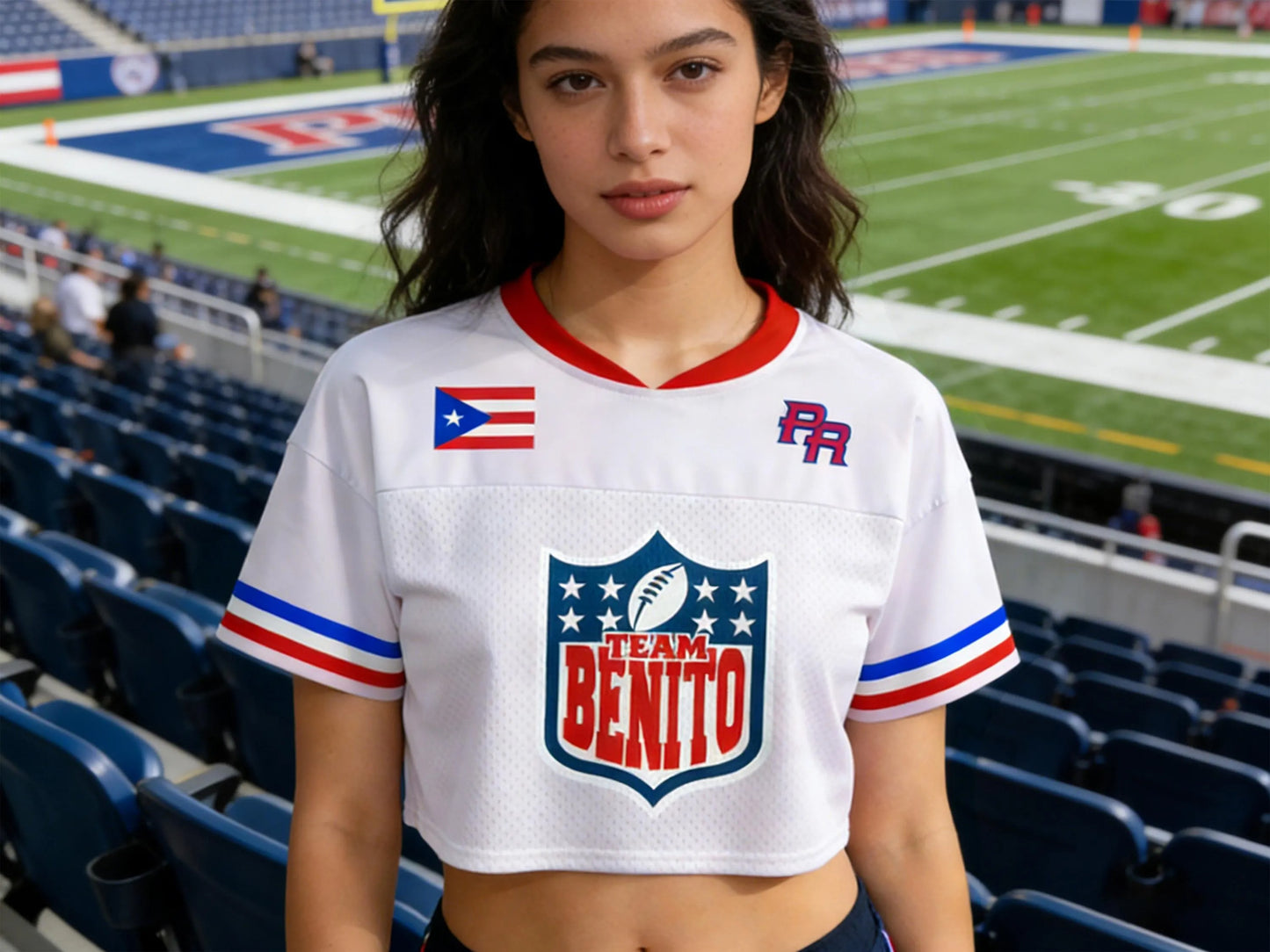 HanBowl™ Custom Football Crop Top Jersey