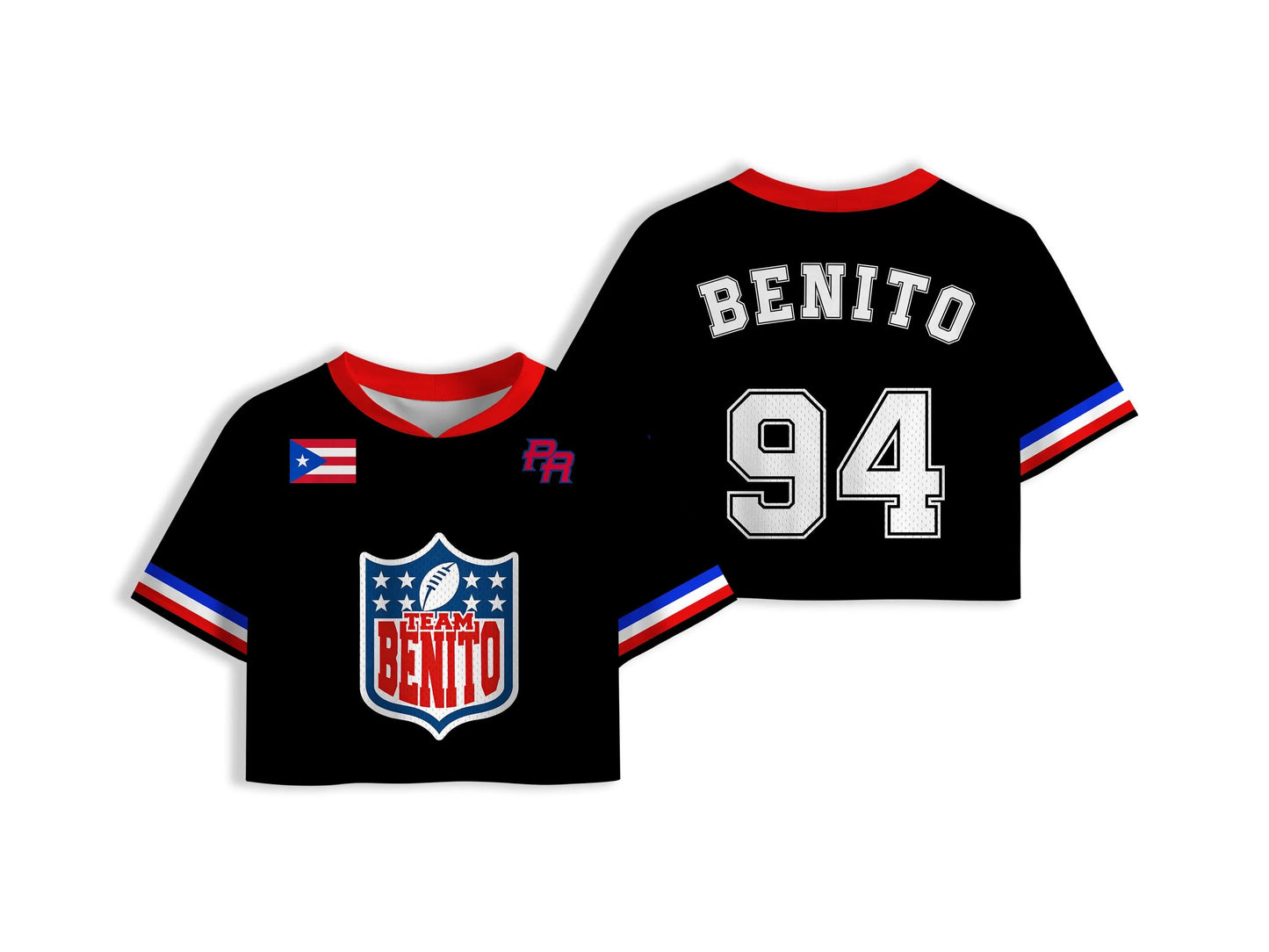 HanBowl™ Custom Football Crop Top Jersey